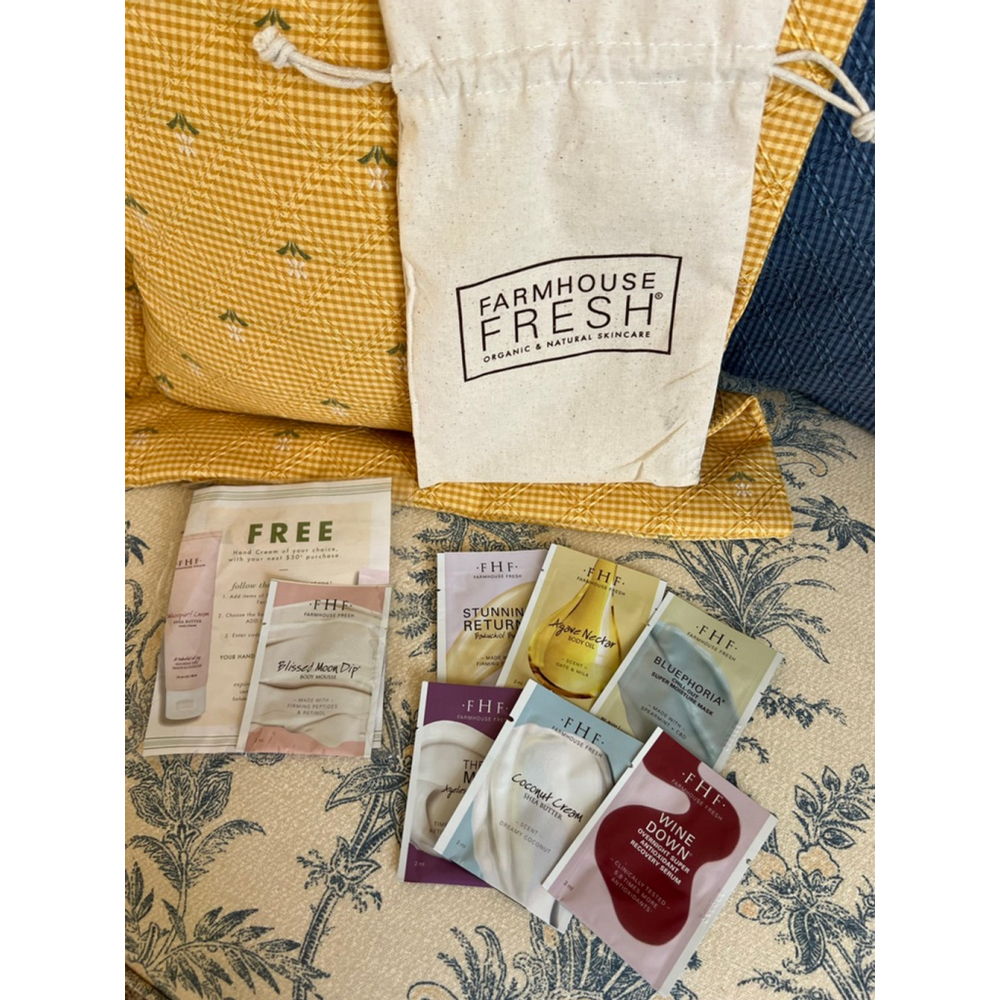 Farmhouse Fresh Skincare Samples